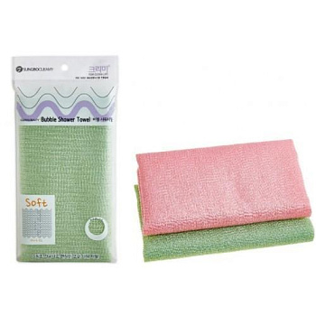 Мочалка для душа (28х100) Bubble Shower Towel 1шт
